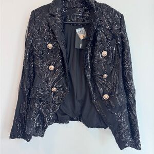 Fashion Nova Eye Catcher Sequin Suit Set